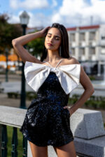 MACACÃO CURTO COM LAÇO LANÇA PERFUME - Image 2