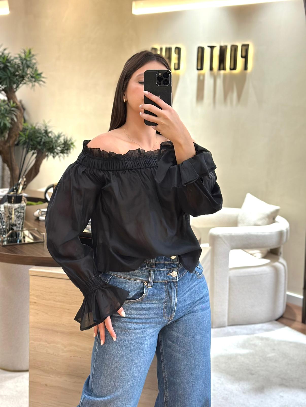 WhatsApp Image 2025-10-04 at 15.02.05 BLUSA PRETA TRANSPARENTE ELEH - Image 1