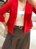 CASACO VERMELHO COM FOLHO SILVINA CAMPOS - Image 2