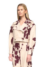 CASACO CROPPED ESTAMPADO SAHOCO