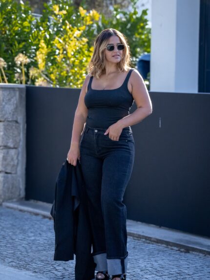 BODY PRETO DE ALÇAS PONTO CHIC