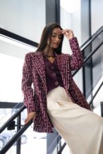 BLAZER ESTAMPADO GEOMÉTRICO RINASCIMENTO