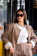 BLAZER CAMEL COM BRILHO ELEH - Image 4
