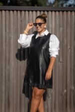 VESTIDO PRETO POLIPELE PONTO CHIC - Image 5
