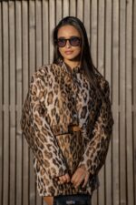 CASACO ANIMAL PRINT LEOPARDO PONTO CHIC - Image 3