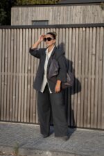 BLAZER CINZENTO COM CAMISA INCORPORADA ELEH