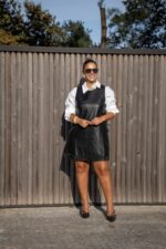 VESTIDO PRETO POLIPELE PONTO CHIC