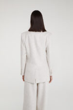 BLAZER BEGE EM TECIDO TEXTURIZADO GOA GOA - Image 7