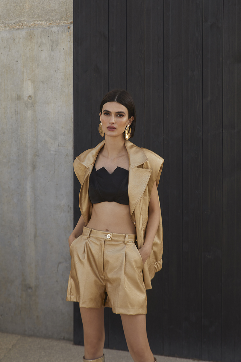 sahoco-fw23-a7214-web COLETE METALIZADO DOURADO SAHOCO - Image 1