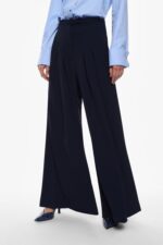 CALÇAS PANTALONAS COM PREGAS AZUIS IMPERIAL