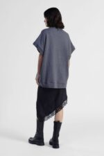 VESTIDO SWEAT CINZENTO COM LETRAS CHEZ MOI PARIS DIXIE - Image 8