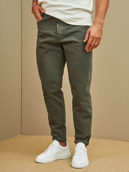 CALÇA RINGUE TAPERED VERDE MILITAR ZOLF