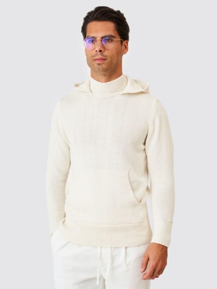 CAMISOLA TRICOT MEIA GOLA COM CAPUZ CRU ZOLF