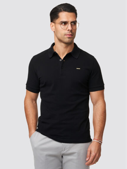 POLO PIQUÉ PRETO ZOLF