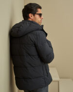 BLUSÃO PUFFER DE CAPUZ PRETO ZOLF - Image 3
