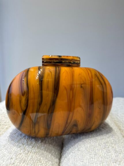CLUTCH MARMORIZADA LARANJA PONTO CHIC
