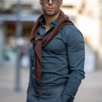 CAMISA GOLA ITALIANA COM RISCA SLIM FIT VERDE ZOLF - Image 2