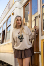 SWEATSHIRT BEIGE COM URSO APLICADO DIXIE - Image 6