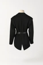 BLAZER PRETO ESTRUTURADO COM CINTO SAHOCO - Image 6