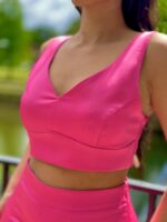 TOP ROSA  ACETINADO COM ALÇAS LARGAS RINASCIMENTO - Image 2