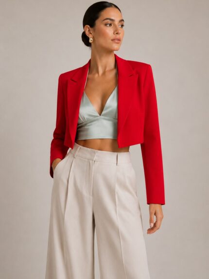 BLAZER CURTO VERMELHO RINASCIMENTO