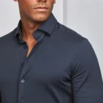 CAMISA STRETCH EASY-IRON AZUL SLIM FIT ZOLF - Image 3