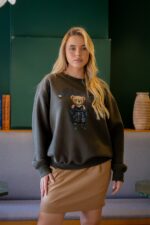 CAMISOLA VERDE COM ESTAMPA DE URSO DIXIE - Image 3