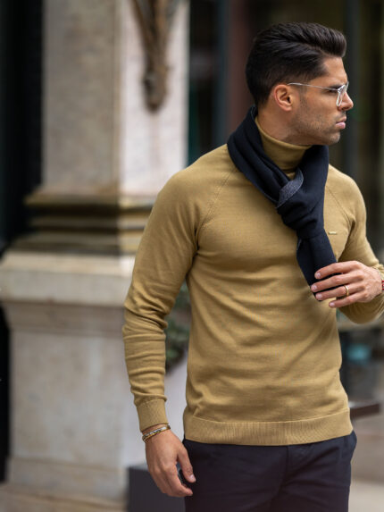 CAMISOLA GOLA ALTA CAMEL ZOLF