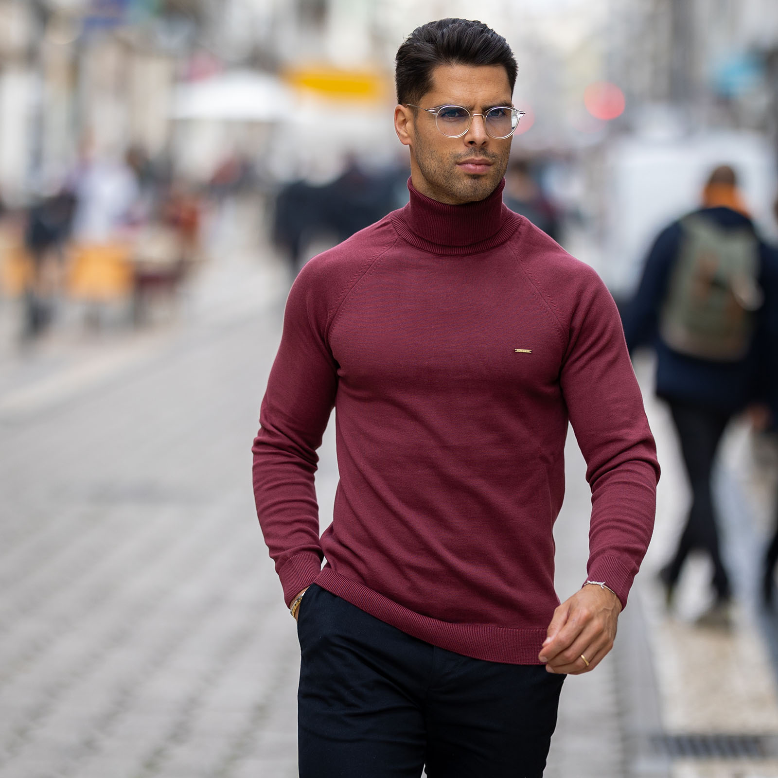 resize_0024_8H4A0402 CAMISOLA GOLA ALTA BORDEAUX ZOLF - Image 1