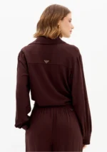 BLUSA BORDÔ COM BOTÕES LANÇA PERFUME - Image 2