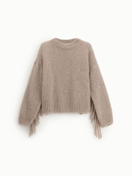 CAMISOLA DE MALHA BEGE DIXIE