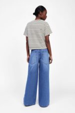 CALÇA JEANS AZUL COM CORTE RECTO DIXIE - Image 4