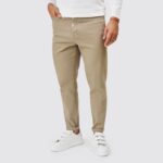 CALÇA RINGUE TAPERED TAUPE ZOLF