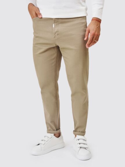 CALÇA RINGUE TAPERED TAUPE ZOLF