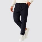 CALÇA BOMBAZINE AZUL COM CORDÃO ZOLF - Image 3