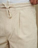 CALÇA BOMBAZINE COM CORDÃO BEGE ZOLF - Image 3
