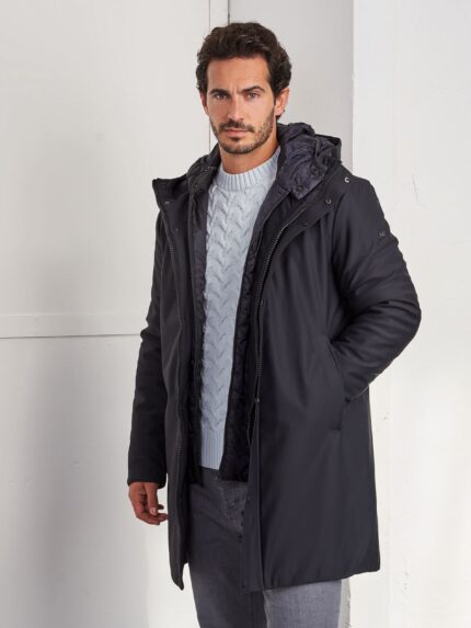 PARKA TÉCNICA IMPERMEÁVEL AZUL ZOLF
