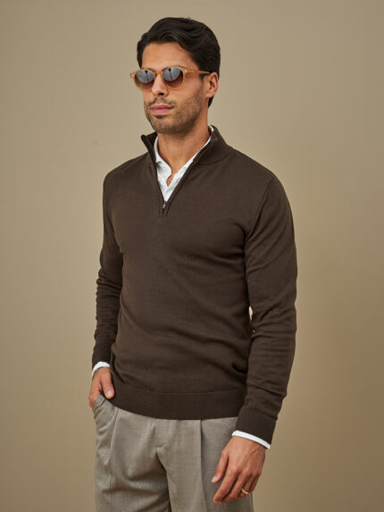CAMISOLA TRICÔ COM FECHO CACAU ZOLF