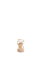 SANDÁLIA DE SALTO COM TIRAS BRILHANTES ROSE RINASCIMENTO - Image 3