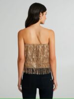 TOP DOURADO DE FRANJAS RINASCIMENTO - Image 4