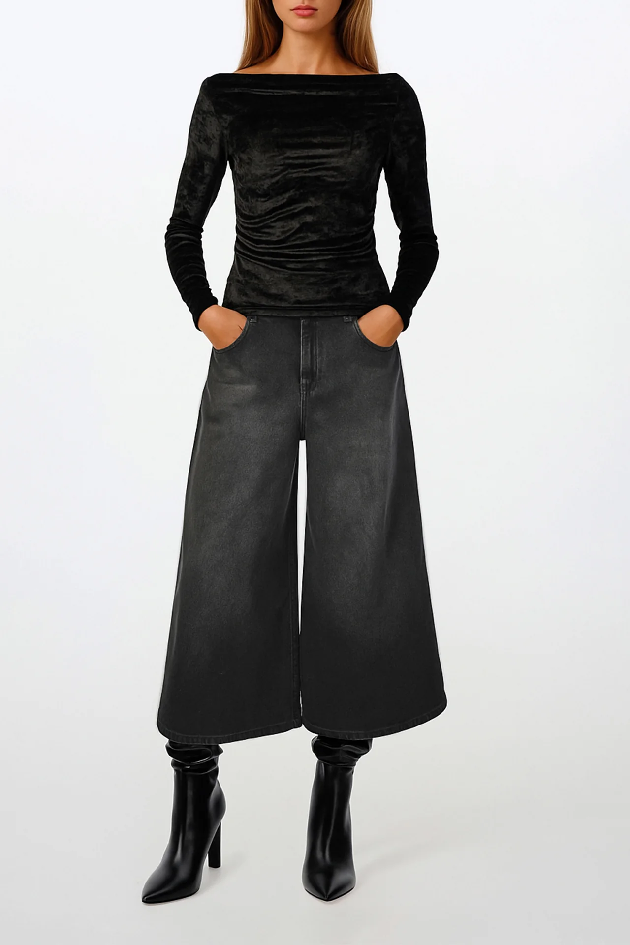 SITE_FW25_ENTREGA8MODELOS_28 JEANS CULOTTE CINZA CINTURA SUBIDA SAHOCO - Image 1