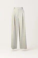 CALÇA CINTURA SUBIDA PINÇAS CINZENTO SAHOCO - Image 4