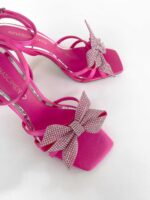 SANDÁLIA ROSA COM LAÇO DE BRILHANTES RINASCIMENTO - Image 3