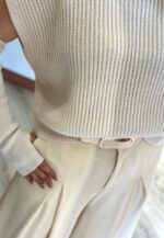 CAMISOLA TRICOT CRU COM MANGUITOS DIXIE - Image 5