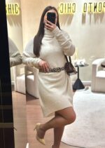 VESTIDO DE MALHA CRU DIXIE - Image 2