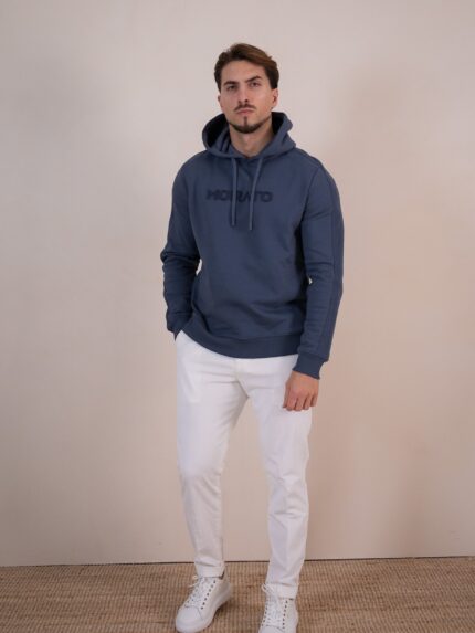 SWEATSHIRT COM CAPUZ AZUL ANTONY MORATO