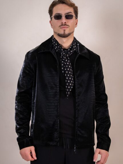 CASACO PRETO TEXTURIZADO ANTONY MORATO