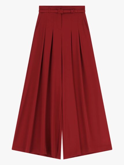 CALÇA COM PREGAS E CINTO IMPERIAL