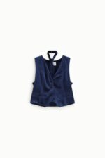 COLETE EM VELUDO AZUL COM GRAVATA DIXIE - Image 7