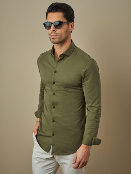 CAMISA STRETCH EASY IRON VERDE ZOLF